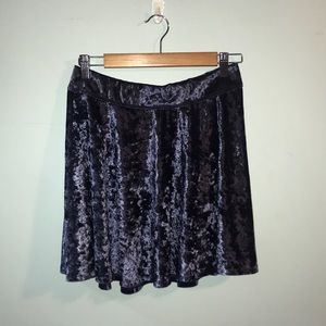 Velvet skirt